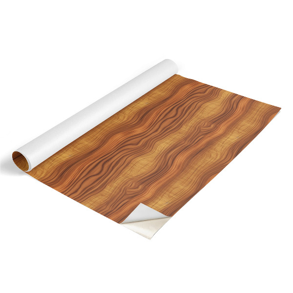 Cabinet sticker Wooden waves