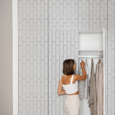 Cabinet sticker White tiles