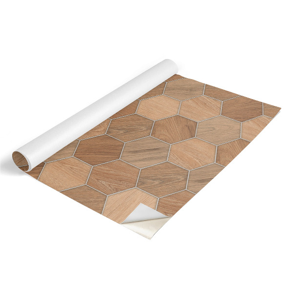 Furniture vinyl wrap Wooden mosaic