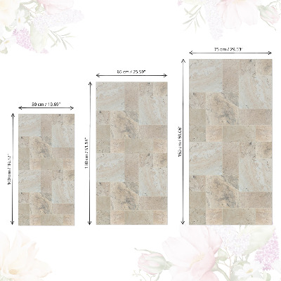 Furniture decal Mosaic of stones