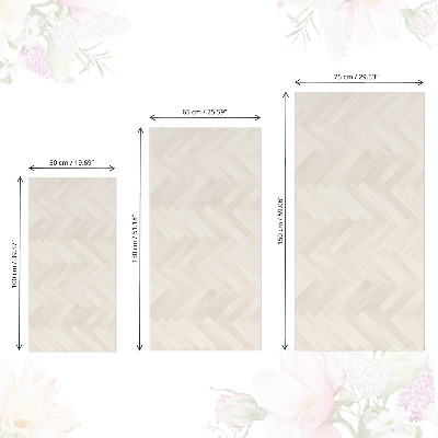 Cabinet sticker Light herringbone