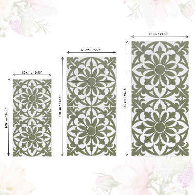 Furniture vinyl wrap Green leaves