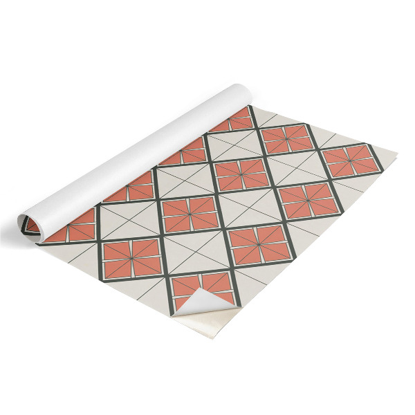 Furniture vinyl Checkerboard of tiles