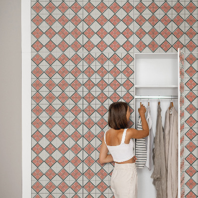 Furniture vinyl Checkerboard of tiles