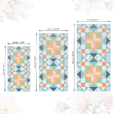 Cabinet sticker Geometric mosaic