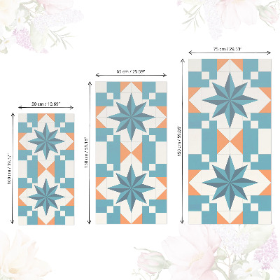 Furniture vinyl Star tiles