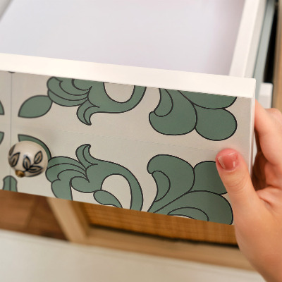 Furniture vinyl wrap Floral pattern