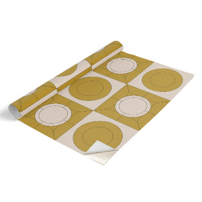 Furniture vinyl Mustard wheels