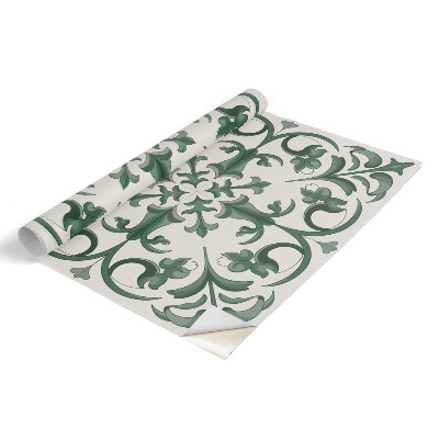 Cabinet sticker Green ornaments