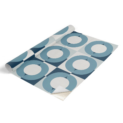 Furniture vinyl Blue wheels