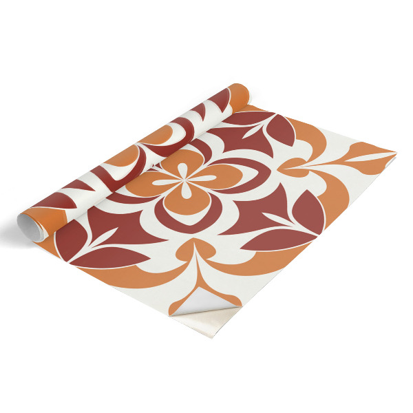 Furniture decal Floral pattern