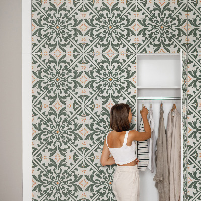 Cabinet sticker Retro tiles