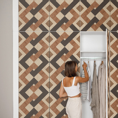 Furniture vinyl Wooden squares