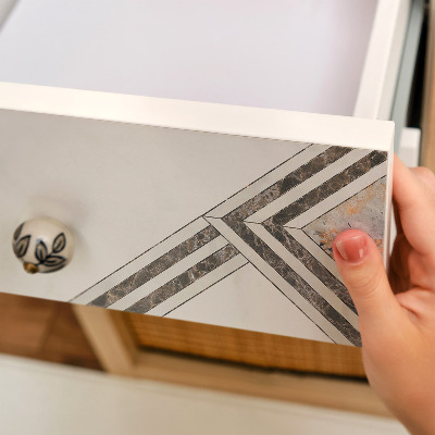 Furniture decal Modern geometry