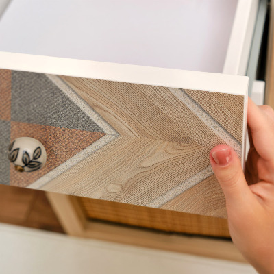 Furniture vinyl Wood mosaic