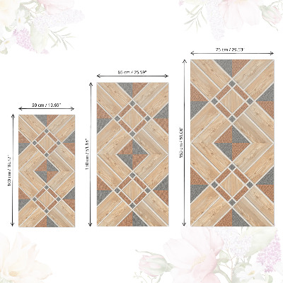 Furniture vinyl Wood mosaic