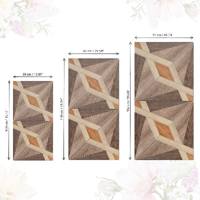 Furniture decal Wooden patterns