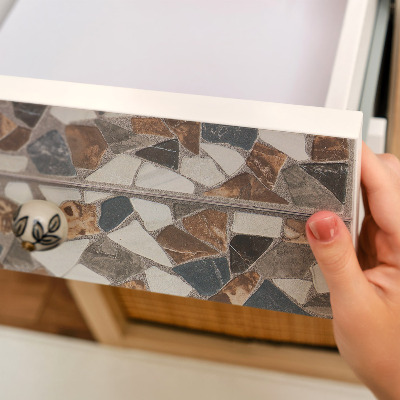 Furniture decal Stone mosaic