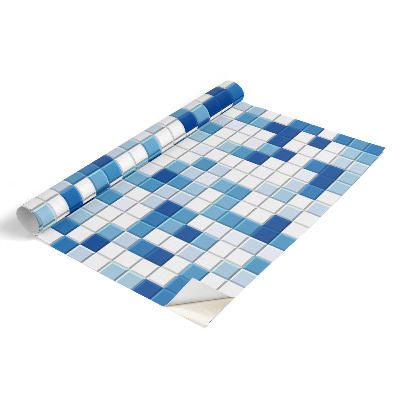 Cabinet sticker Blue mosaic