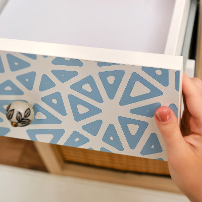 Furniture decal Triangular shapes