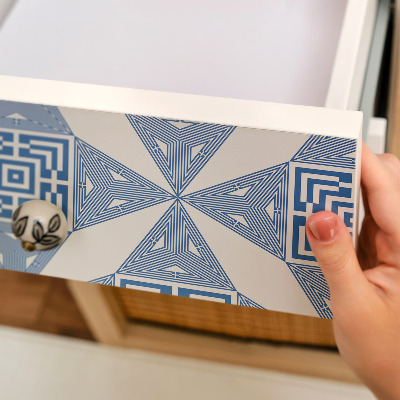 Furniture decal Greek mosaic