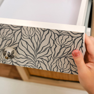 Furniture vinyl Leaves composition