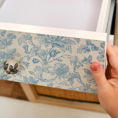 Cabinet sticker Floral pattern