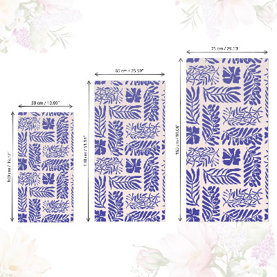 Furniture vinyl Botanical patterns