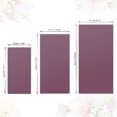 Cabinet sticker Purple color