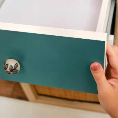 Furniture vinyl Dark turquoise