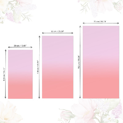 Cabinet sticker Pink gradient