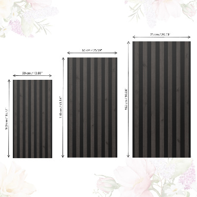 Furniture vinyl Black belts