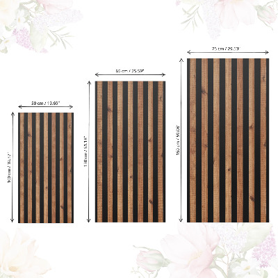Cabinet sticker Wooden slats