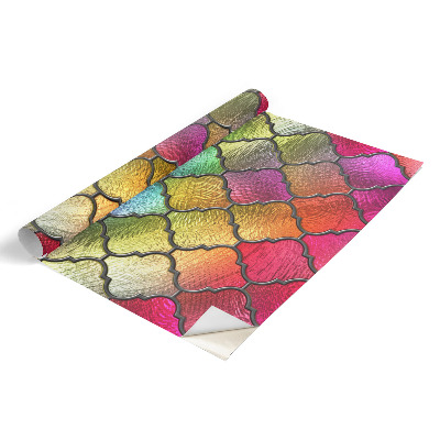Furniture vinyl Rainbow stained glass
