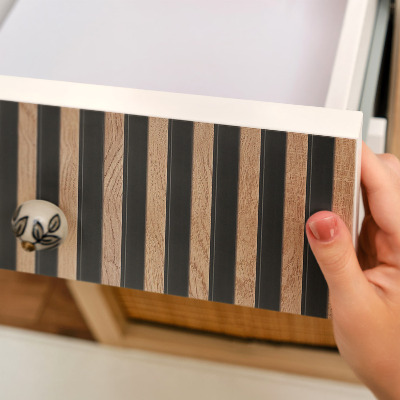 Furniture decal Vertical slats