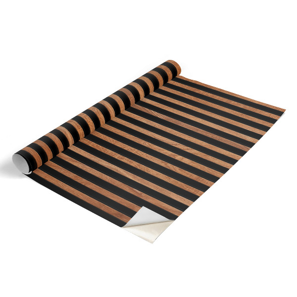 Furniture vinyl wrap Wooden slats