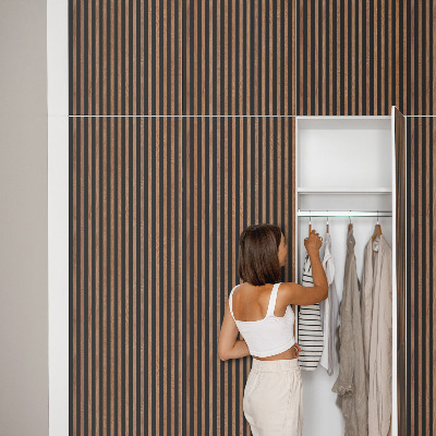 Furniture vinyl wrap Wooden slats