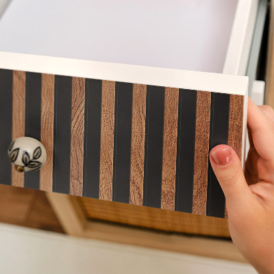 Furniture vinyl wrap Wooden slats