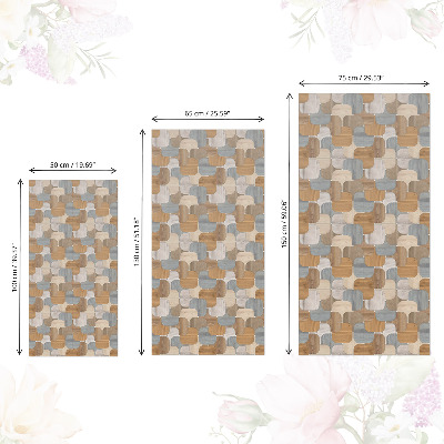 Cabinet sticker Wooden patterns