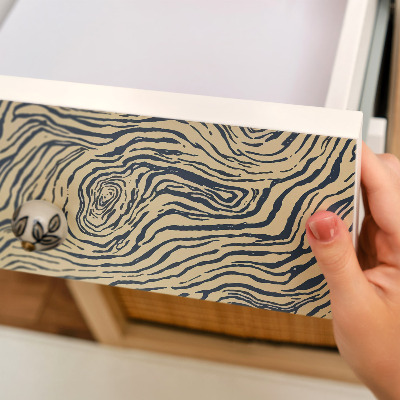 Furniture decal Abstract rings