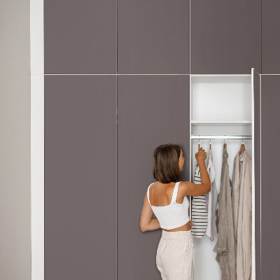 Cabinet sticker Faded brown