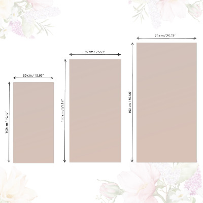 Cabinet sticker Beige pink