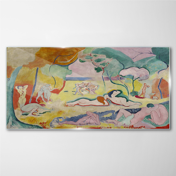 Summer dreams in colors Glass art print