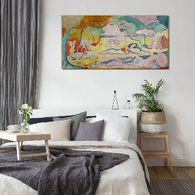 Summer dreams in colors Glass art print