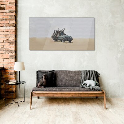 Banksy War Glass art print