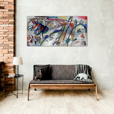 Improvisation 28 Kandinsky Glass art print