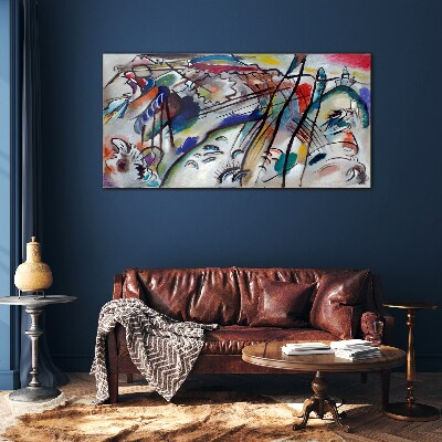 Improvisation 28 Kandinsky Glass art print