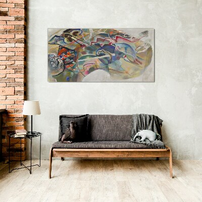 Abstraction Wassily Kandinsky Wall art on glass