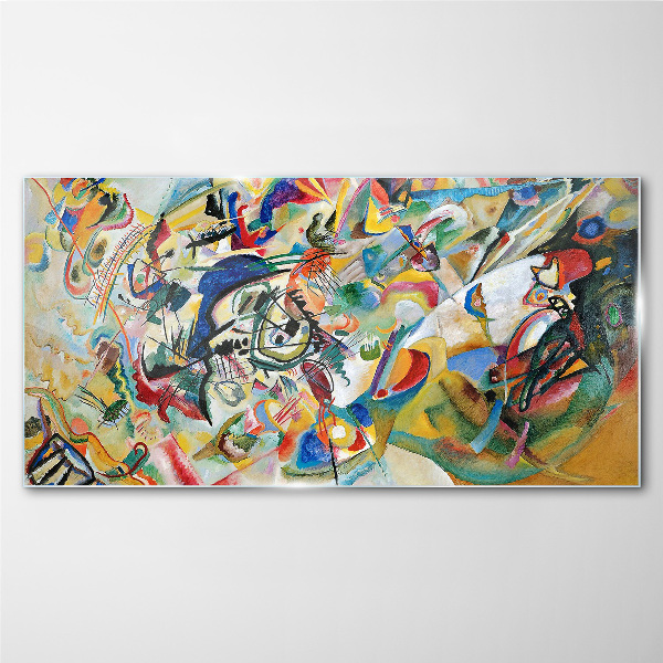 Composition VII Kandinsky Wall art on glass