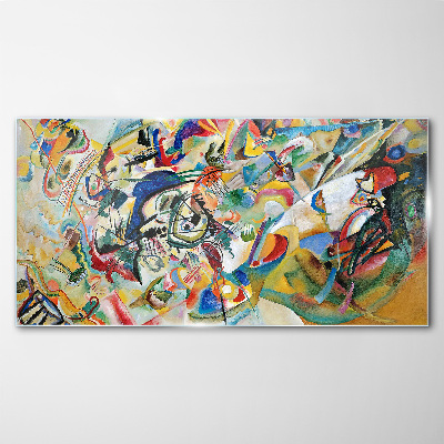 Composition VII Kandinsky Wall art on glass